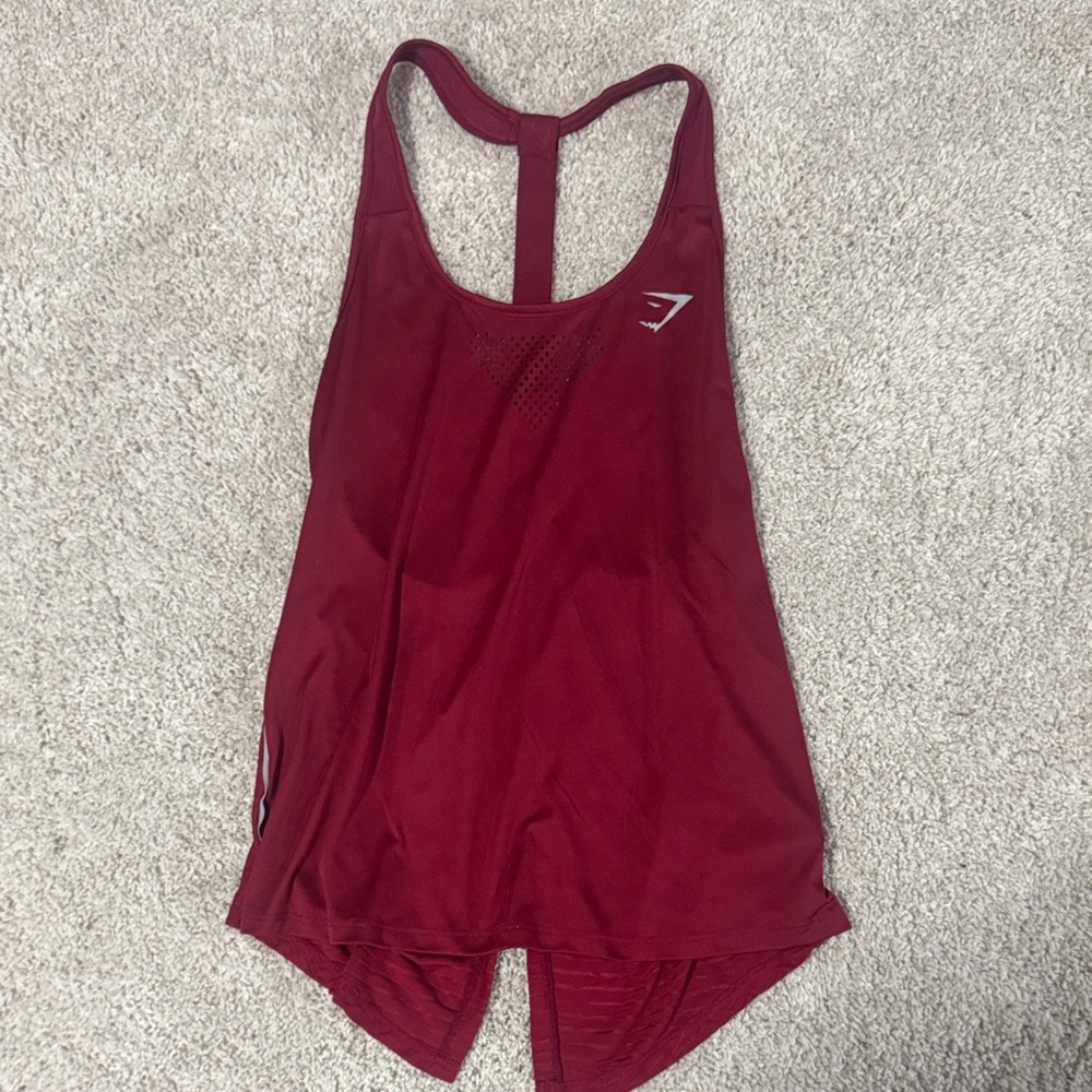 Women's Gymshark Open Back Tank with Split Detailing